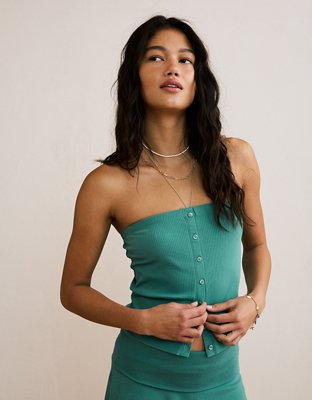 AE Button-Up Tube Top