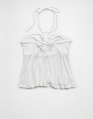 AE Soft & Sexy Halter Cinch Babydoll Top