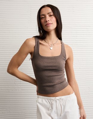 AE Main Squeeze Square Neck Tank Top