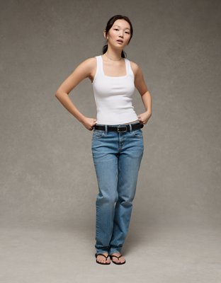 AE Main Squeeze Square Neck Tank Top