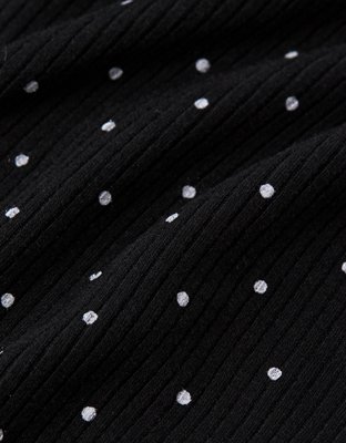 AE Square Neck Polka Dot Tank Top