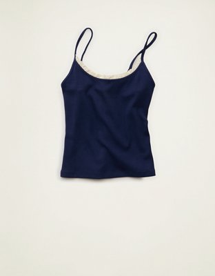 AE Main Squeeze Lace-Trim Cami | American Eagle