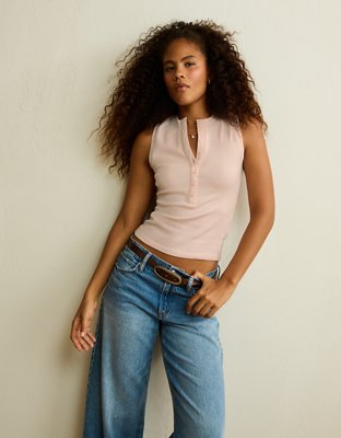 AE Henley Tank Top