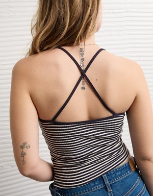 トップス BACK OPEN AMERICAN SLEEVES RIB TANK nakes AMERICAN SLEEVE RIB TANK 【公式通販】