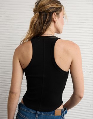 AE Studded Scoop Neck Tank Top