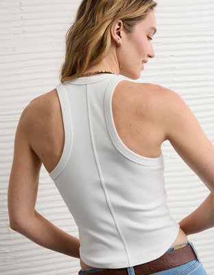 AE Studded Scoop Neck Tank Top