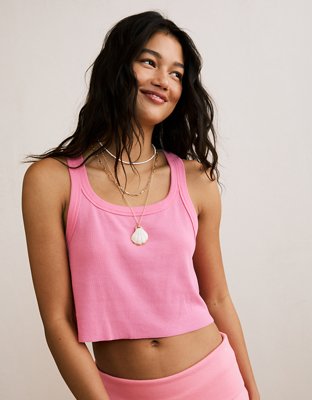 AE Cropped Racerback Tank
