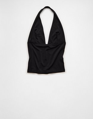 AE Deep V-Neck Halter Top