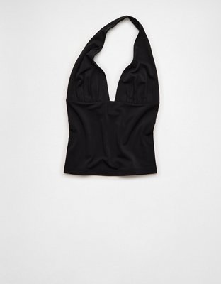 AE Deep V-Neck Halter Top