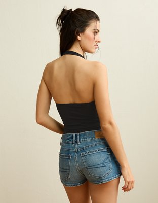 AE Deep V-Neck Halter Top