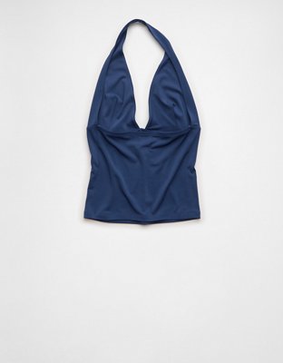 AE Deep V-Neck Halter Top