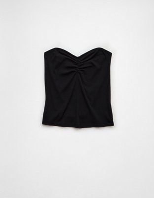 AE Cinch-Front Sweetheart Tube Top