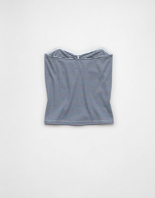 AE Cinch-Front Sweetheart Tube Top