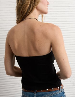 AE Button-Up Tube Top | American Eagle
