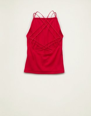AE Strappy-Go-Lucky Boatneck Tank Top