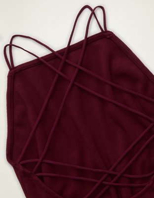 AE Strappy-Go-Lucky Boatneck Tank Top | American Eagle