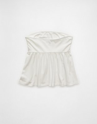 AE Gathered Babydoll Tube Top