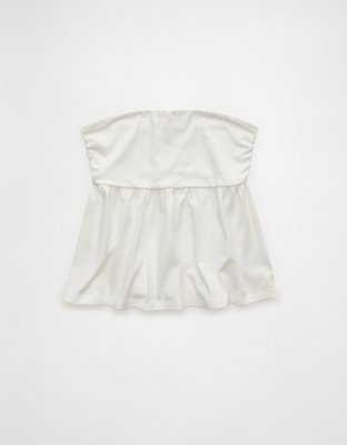 AE Gathered Babydoll Tube Top