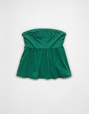 AE Gathered Babydoll Tube Top