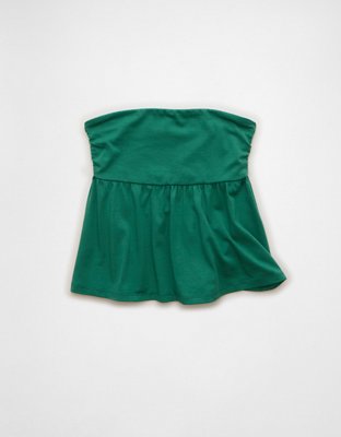 AE Gathered Babydoll Tube Top