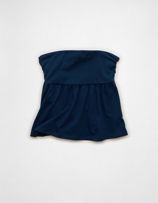 AE Gathered Babydoll Tube Top