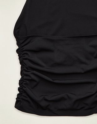 AE Draped High-Neck Halter Top