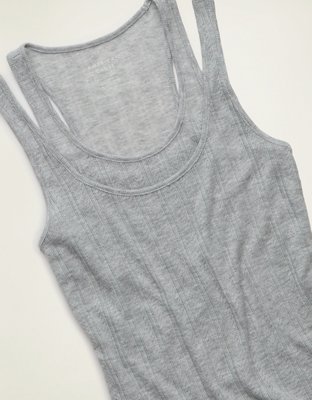 AE Twice As Nice Pointelle Tank Top