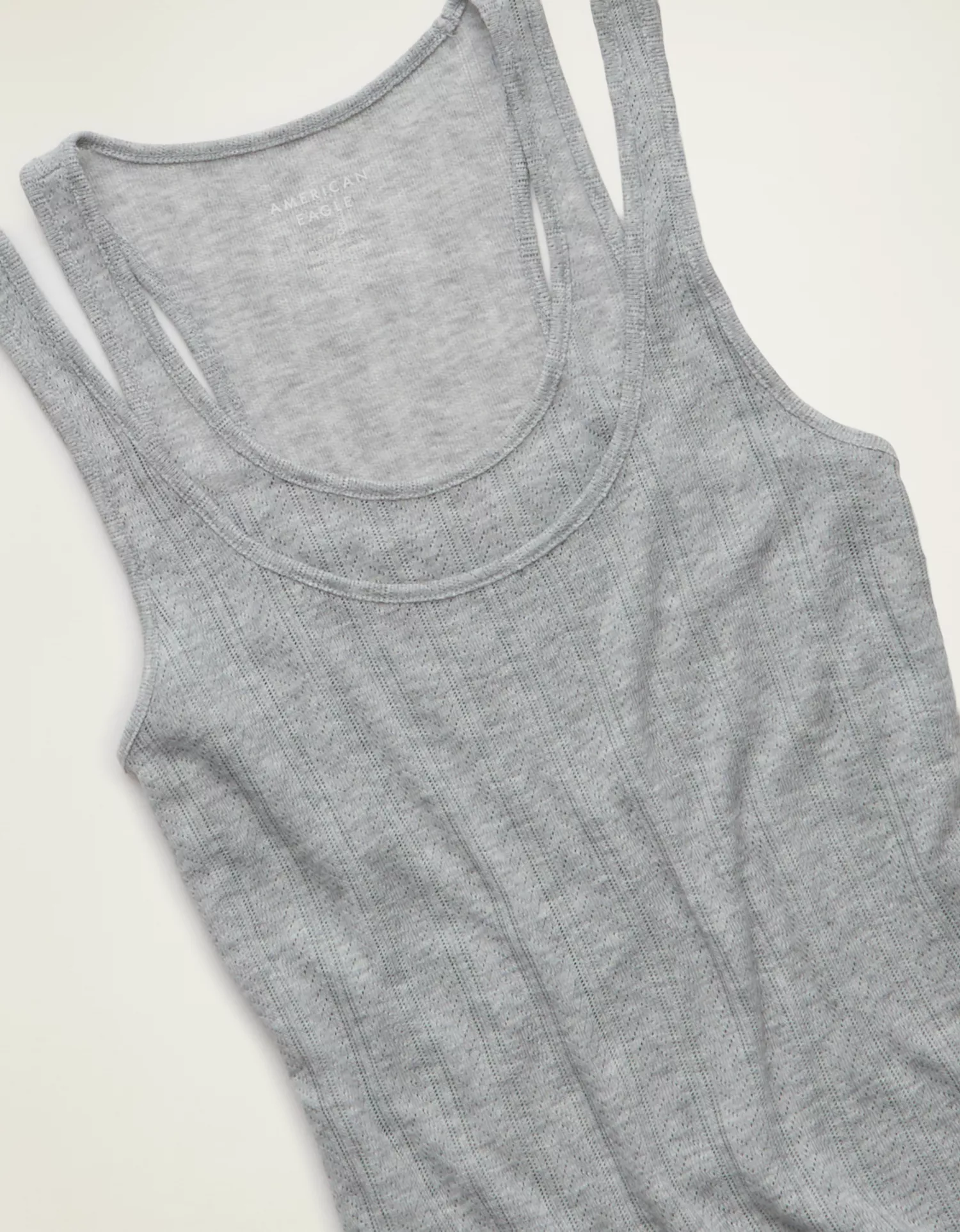AE Twice As Nice Pointelle Tank Top - thumbnail 5