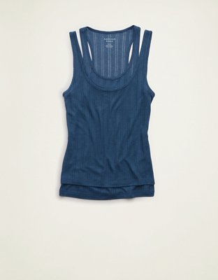 AE Twice As Nice Pointelle Tank Top