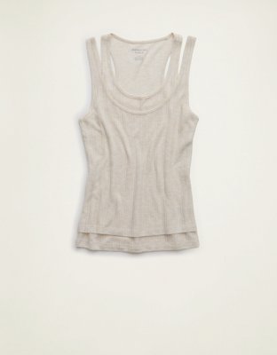 AE Twice As Nice Pointelle Tank Top