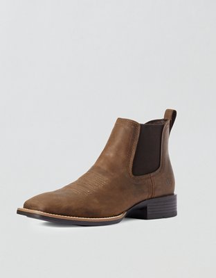 Ariat Men's Booker Chelsea Wide Square Toe Western Boot