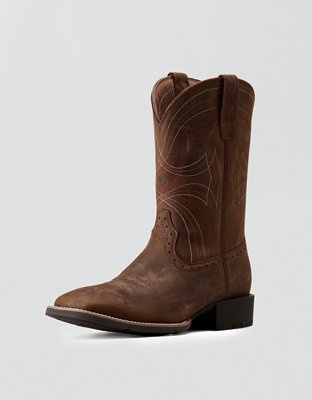 Мужские ботинки Ariat Sport Wide Square Toe Cowboy, цвет: Коричневый — фото 5