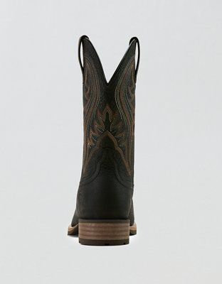Мужские ботинки Ariat Hybrid Rancher Wide Square Toe Cowboy Boot, цвет: Чёрный — фото 2