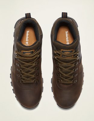 Мужские ботинки Timberland Mt. Maddsen Mid Waterproof Hiking Boot, цвет: Тёмный коричневый — фото 3