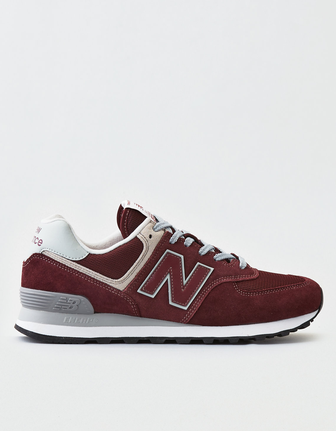 new balance 574 beige burgundy