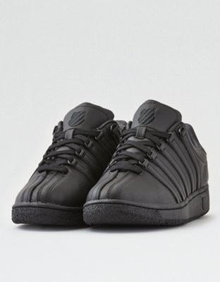 k swiss black leather sneakers