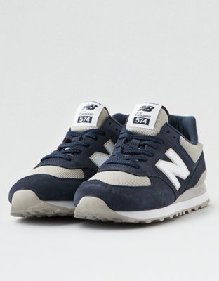 new balance men's 574 essentials shoes grey