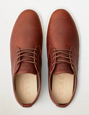 Chaussures Homme Clae Ellington - Cuir Vert - Taille US 8 / EUR 41 - Neuf Avec Boîte
