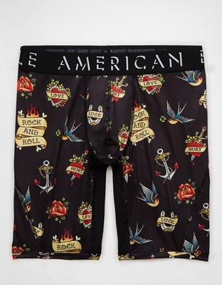 AEO Men's Sailor Tattoos 8" Flex Boxer Brief