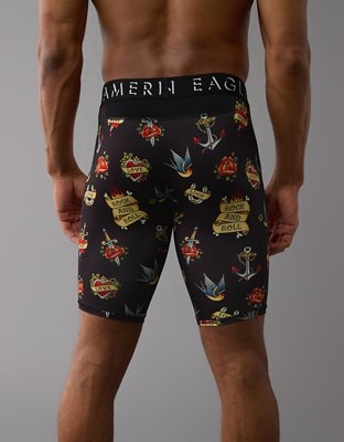 AEO Men's Sailor Tattoos 8" Flex Boxer Brief