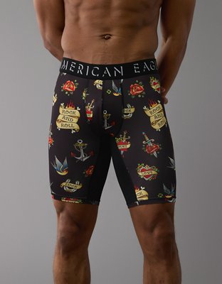 AEO Men's Sailor Tattoos 8" Flex Boxer Brief