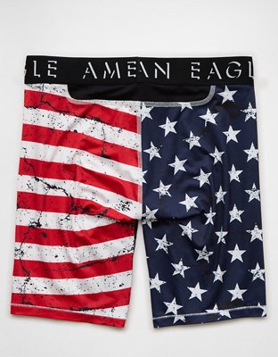 AEO USA Stars and Stripes 8" Flex Boxer Brief