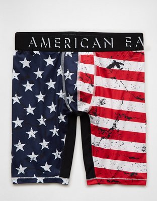 AEO USA Stars and Stripes 8" Flex Boxer Brief