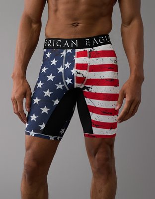 AEO USA Stars and Stripes 8" Flex Boxer Brief