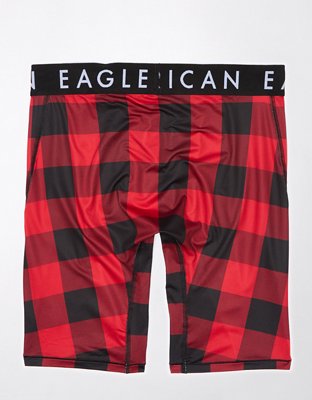 AEO Plaid 9" Flex Boxer Brief