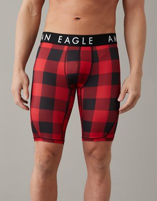 AEO Plaid 9" Flex Boxer Brief