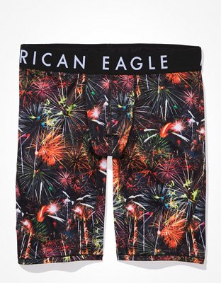 Трусы-боксеры AEO Fireworks Flex для мужчин — American Eagle — фото 3