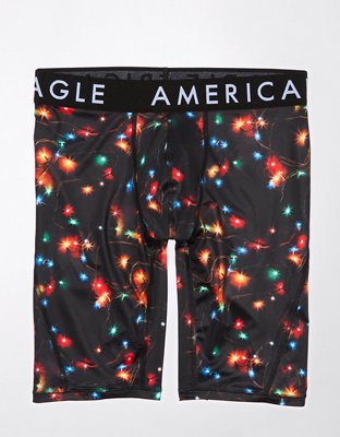 AEO Christmas Lights 9" Flex Boxer Brief