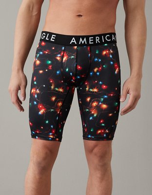 AEO Christmas Lights 9" Flex Boxer Brief