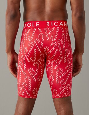 AEO Candy Canes 9" Flex Boxer Brief